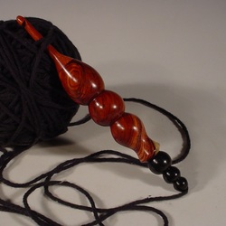 Cocobolo and Ebony Crochet Hook