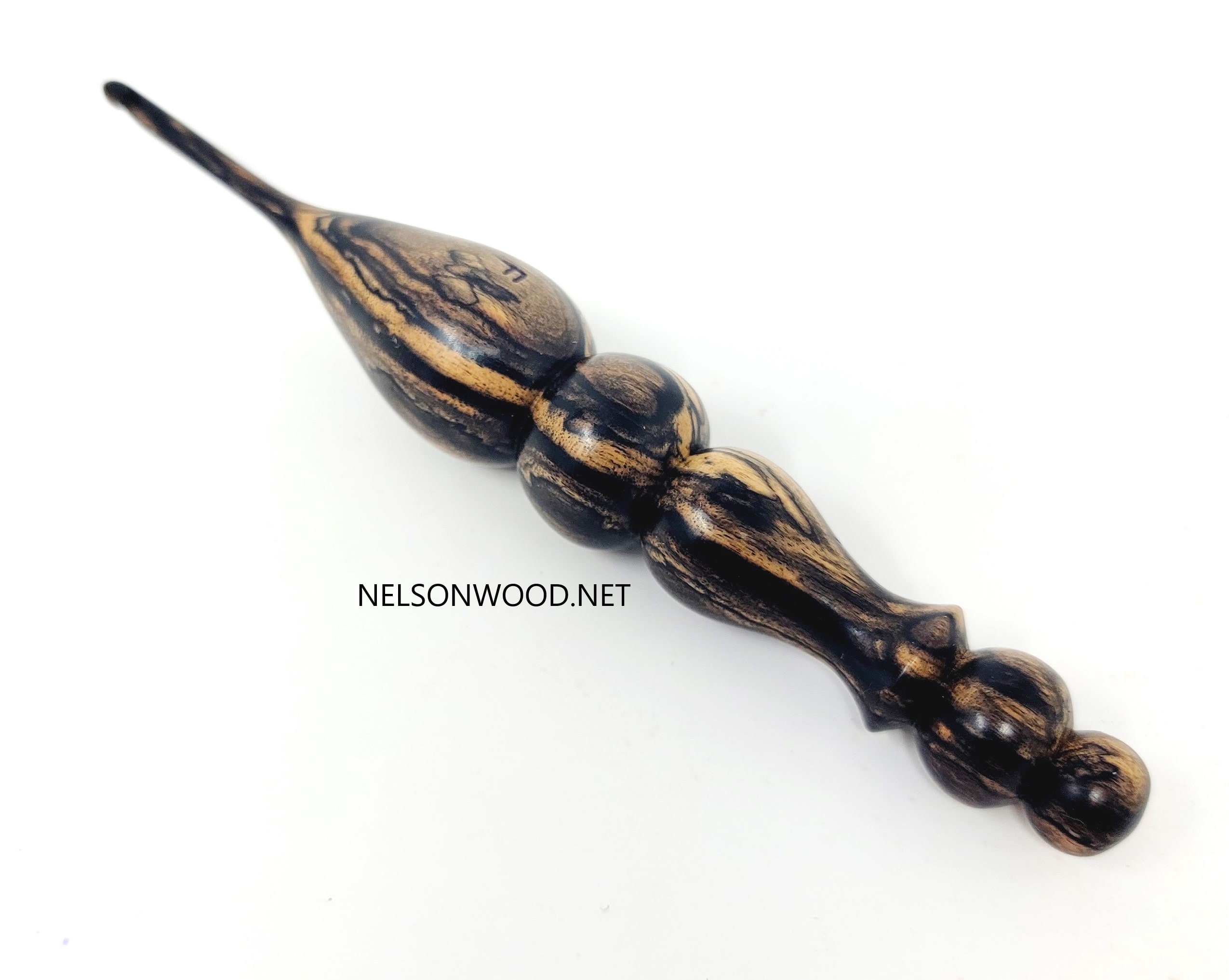 OOAK Wood Crochet Hook Size T 30 Mm Ergonomic Wooden -  Ireland